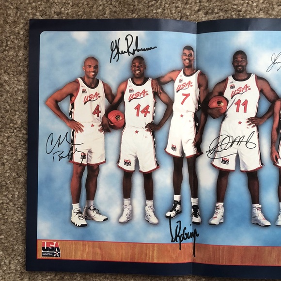 Accessories 1996 Mens Usa Basketball Dream Team Poster Poshmark